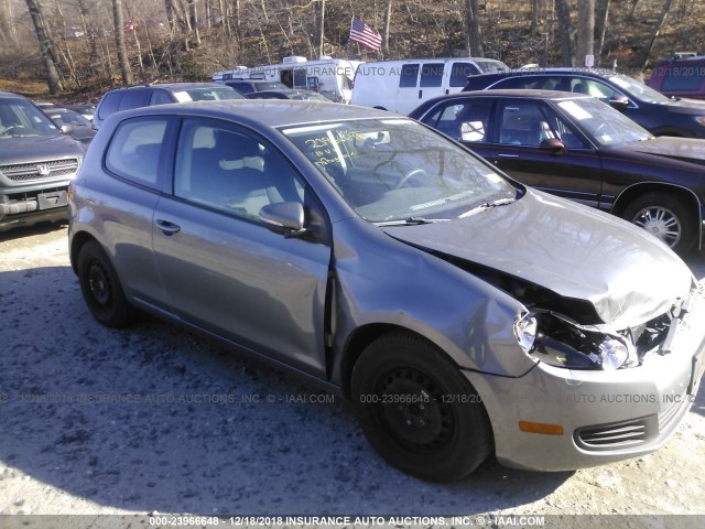 WVWBB7AJ2AW411286 - 2010 VOLKSWAGEN GOLF 灰色 照片 1