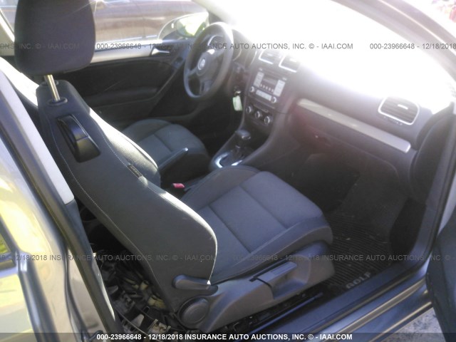 WVWBB7AJ2AW411286 - 2010 VOLKSWAGEN GOLF 灰色 照片 5