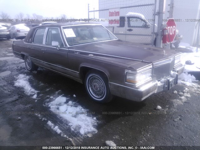 1G6DW547XLR721112 - 1990 CADILLAC BROUGHAM BROWN photo 1