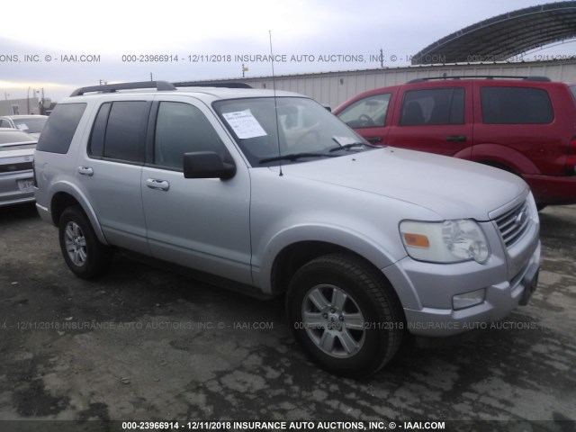 1FMEU6DE6AUA46148 - 2010 FORD EXPLORER XLT SILVER photo 1