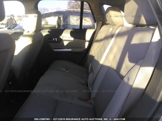 2FMDK4JC7DBB79522 - 2013 FORD EDGE Білий фото 8