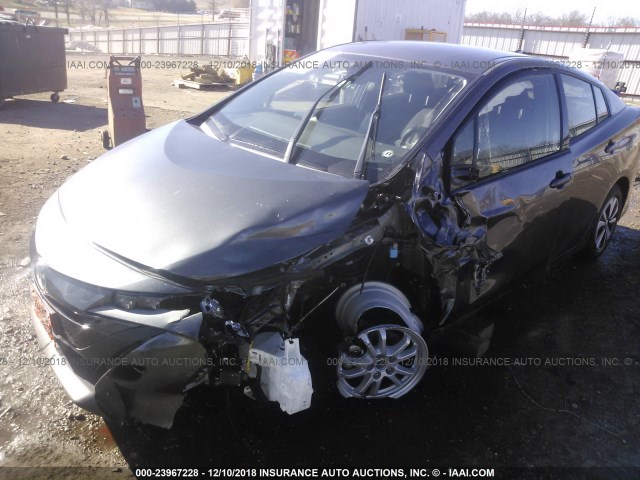 JTDKARFP9J3085872 - 2018 TOYOTA PRIUS PRIME  灰色 照片 6