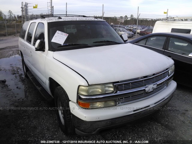 3GNEC16Z03G220187 - 2003 CHEVROLET SUBURBAN WHITE photo 1