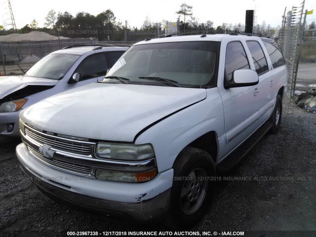 3GNEC16Z03G220187 - 2003 CHEVROLET SUBURBAN WHITE photo 2