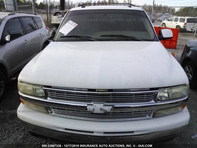 3GNEC16Z03G220187 - 2003 CHEVROLET SUBURBAN WHITE photo 6