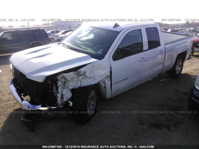 2GCRCPEC9K1104181 - 2019 CHEVROLET SILVERADO LD C1500 LT WHITE photo 2