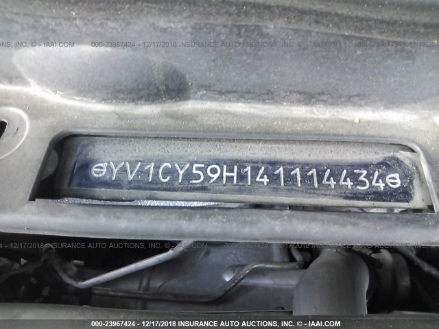 YV1CY59H141114434 - 2004 VOLVO XC90 BLUE photo 9