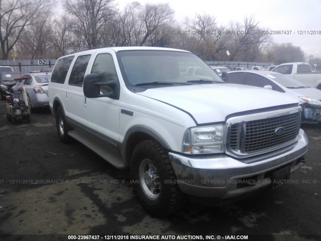1FMNU42S9YEC88031 - 2000 FORD EXCURSION LIMITED WHITE photo 1