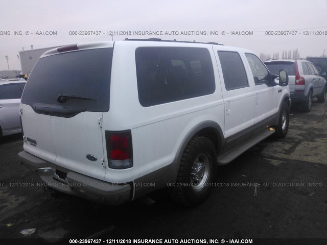 1FMNU42S9YEC88031 - 2000 FORD EXCURSION LIMITED WHITE photo 4