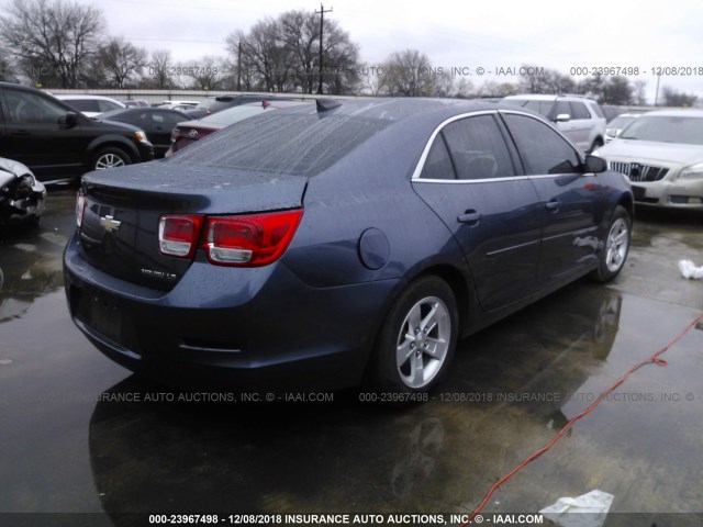 1G11B5SL0FF150255 - 2015 CHEVROLET MALIBU LS 蓝色 照片 4