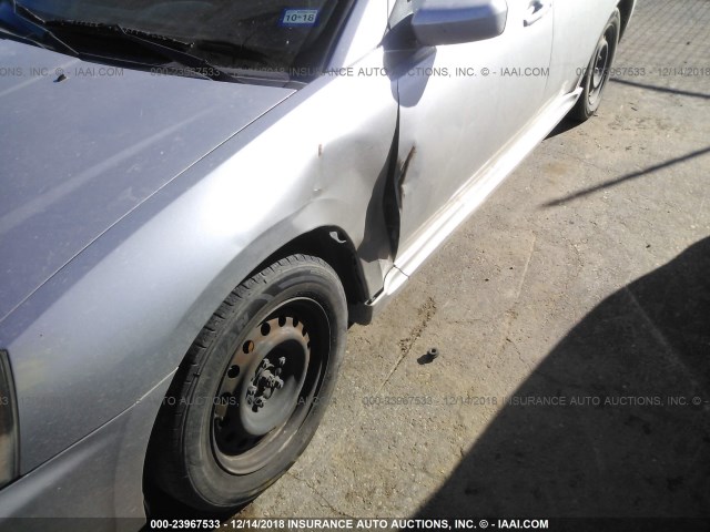 4A32B3FF2AE018520 - 2010 MITSUBISHI GALANT ES/SE SILVER photo 6