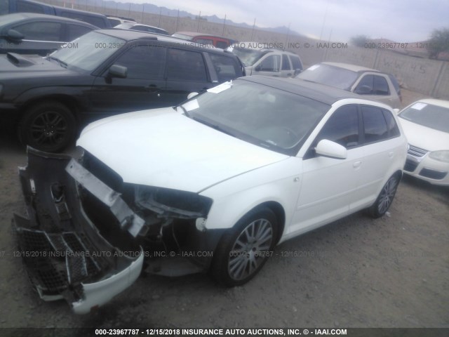 WAUMF98P06A073973 - 2006 AUDI A3 2.0 SPORT WHITE photo 2