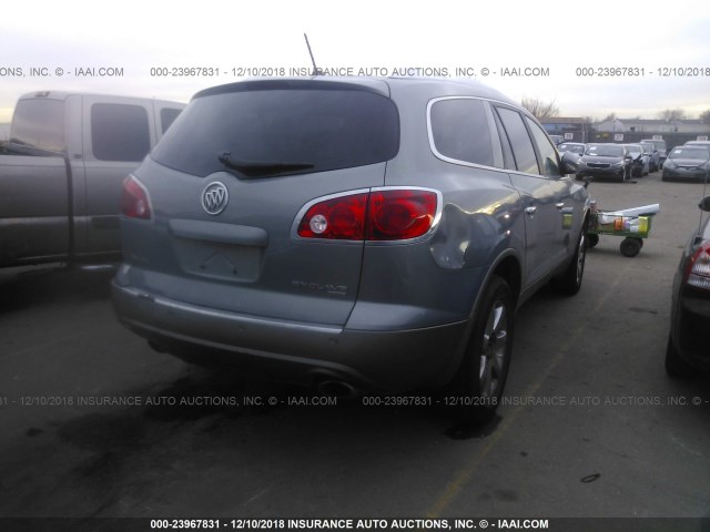 5GAEV23788J123547 - 2008 BUICK ENCLAVE CXL BLUE photo 4