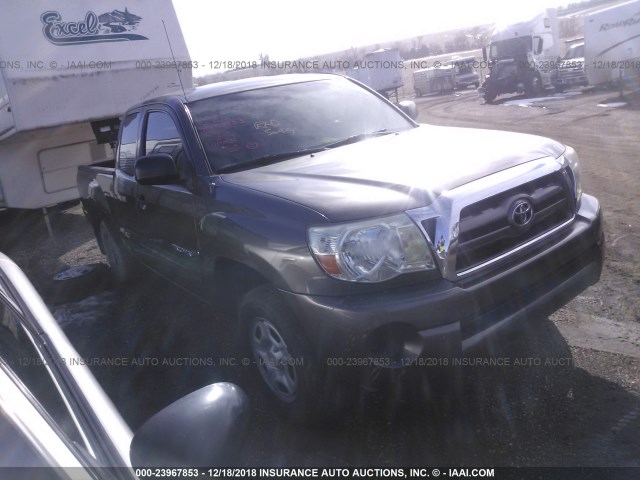5TETX22N59Z597463 - 2009 TOYOTA TACOMA ACCESS CAB ყავისფერი ფოტო 1