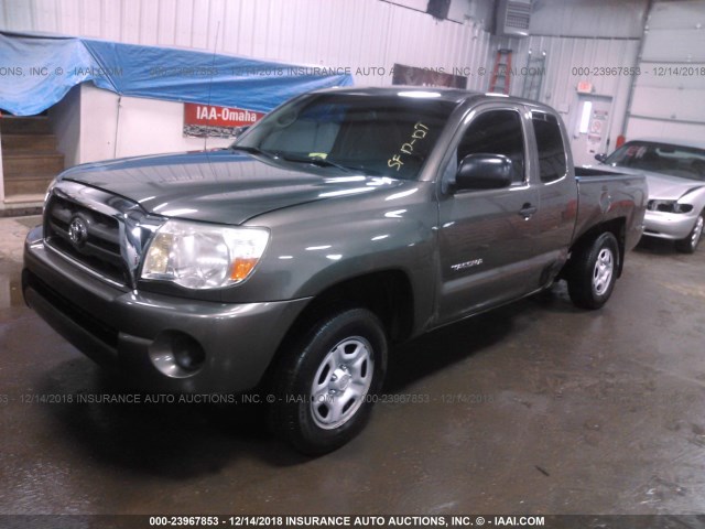 5TETX22N59Z597463 - 2009 TOYOTA TACOMA ACCESS CAB ყავისფერი ფოტო 2