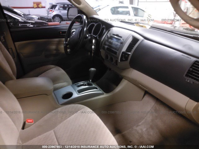 5TETX22N59Z597463 - 2009 TOYOTA TACOMA ACCESS CAB ყავისფერი ფოტო 5