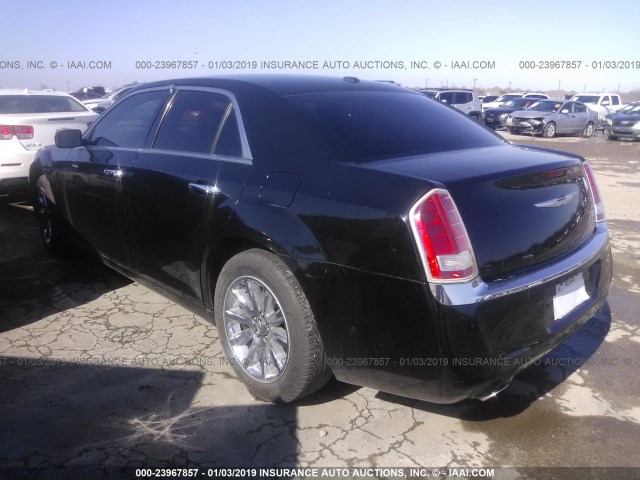 2C3CA5CG4BH594367 - 2011 CHRYSLER 300 LIMITED BLACK photo 3