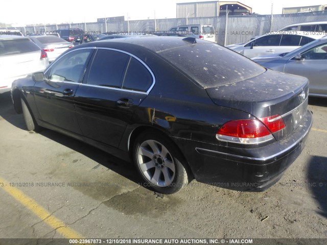 WBAHL83506DT02273 - 2006 BMW 750 I BLACK photo 3