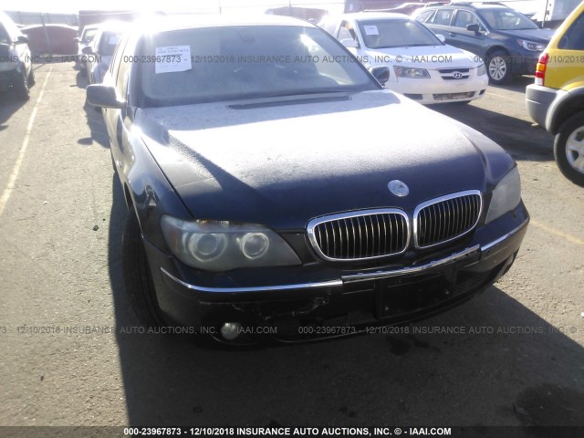 WBAHL83506DT02273 - 2006 BMW 750 I BLACK photo 6