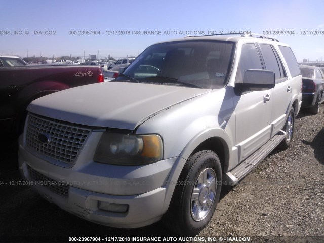 1FMFU19555LA04162 - 2005 FORD EXPEDITION LIMITED WHITE photo 2