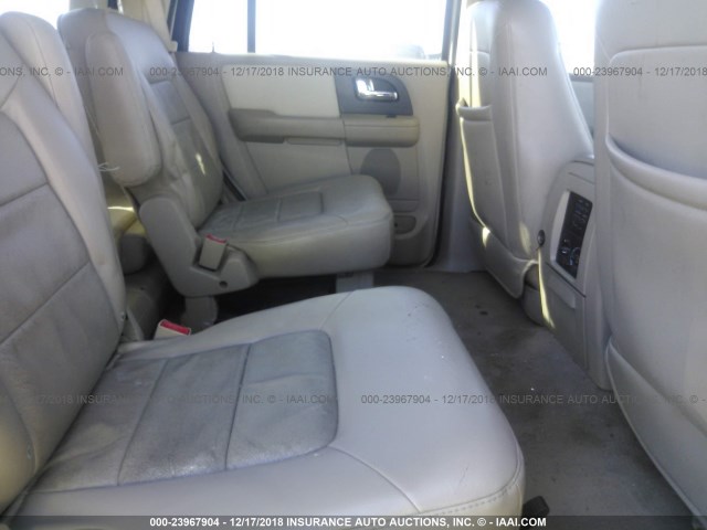 1FMFU19555LA04162 - 2005 FORD EXPEDITION LIMITED WHITE photo 8