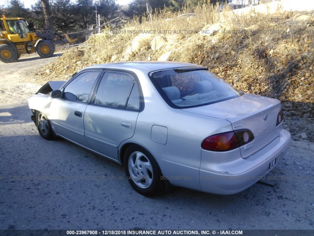 2T1BR18E4XC161858 - 1999 TOYOTA COROLLA VE/CE/LE SILVER photo 3