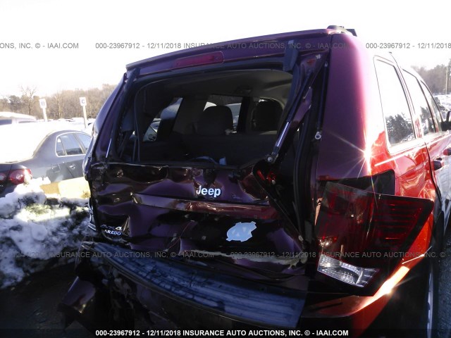 1J8GR48K57C539913 - 2007 JEEP GRAND CHEROKEE LAREDO/COLUMBIA/FREEDOM 红色 照片 6