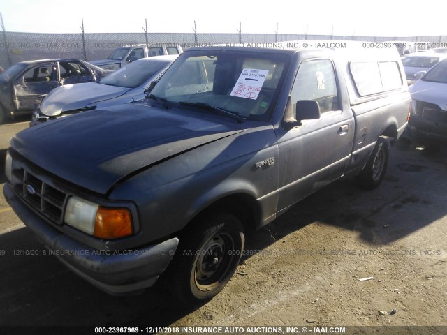 1FTCR10A7RUC96903 - 1994 FORD RANGER BLUE photo 2