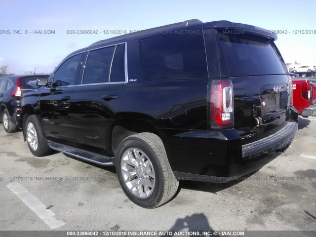 1GKS1AKC1JR267359 - 2018 GMC YUKON SLE BLACK photo 3