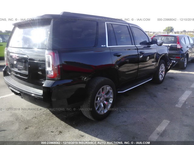 1GKS1AKC1JR267359 - 2018 GMC YUKON SLE BLACK photo 4