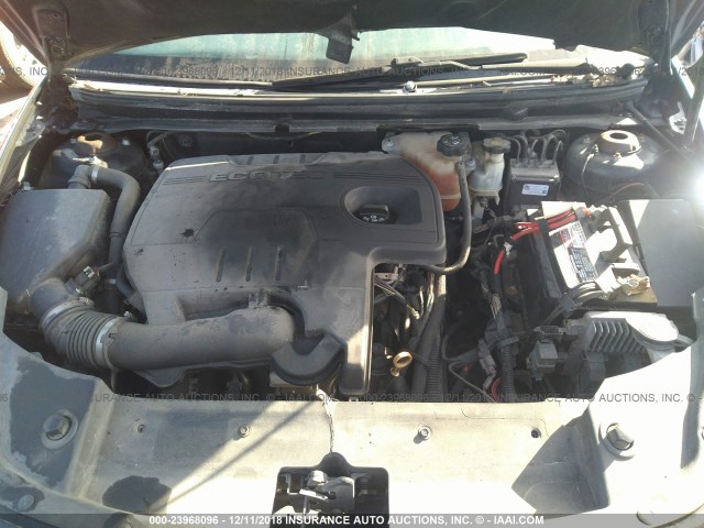 1G1ZC5E19BF103259 - 2011 CHEVROLET MALIBU 1LT 黑色 照片 10