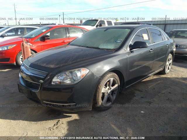 1G1ZC5E19BF103259 - 2011 CHEVROLET MALIBU 1LT 黑色 照片 2