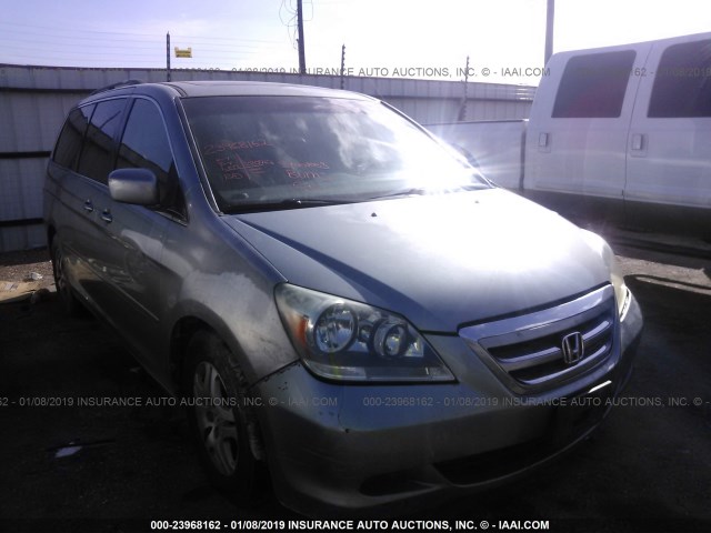 5FNRL38766B069139 - 2006 HONDA ODYSSEY EXL GRAY photo 1