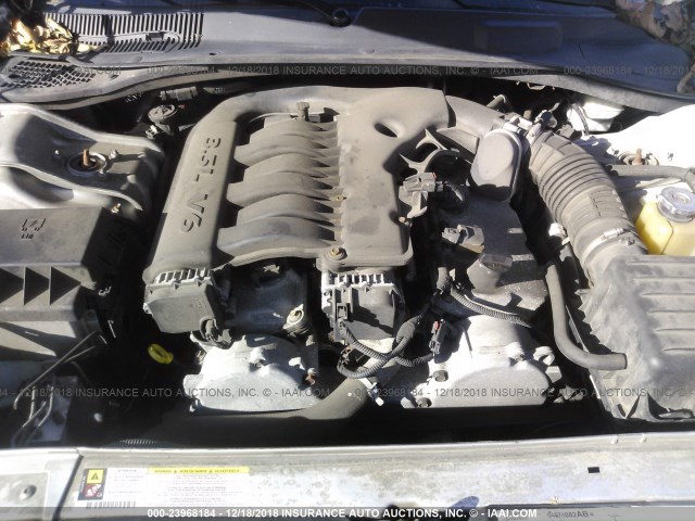 2D4FV48V85H527440 - 2005 DODGE MAGNUM SXT SILVER photo 10