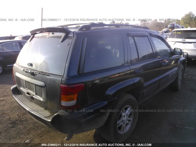 1J8GW48S44C392665 - 2004 JEEP GRAND CHEROKEE LAREDO/COLUMBIA/FREEDOM 黑色 照片 4