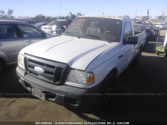 1FTYR10U37PA99061 - 2007 FORD RANGER WHITE photo 2