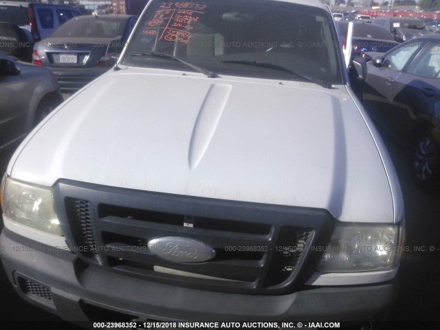 1FTYR10U37PA99061 - 2007 FORD RANGER WHITE photo 6