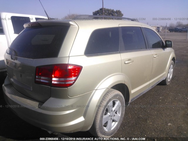 3D4PG5FV5AT164085 - 2010 DODGE JOURNEY SXT GOLD photo 4