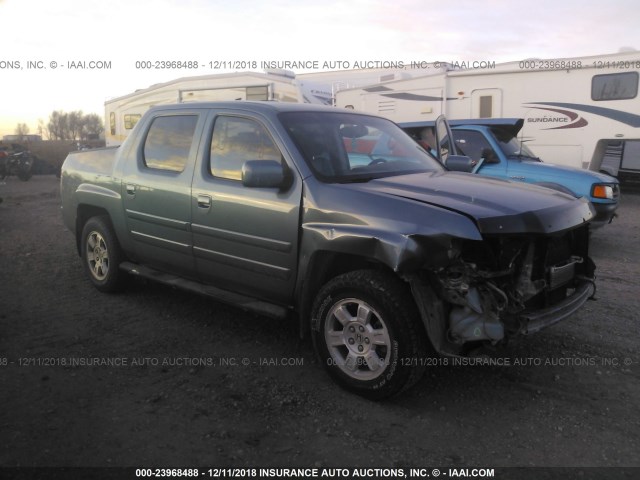 2HJYK16548H536457 - 2008 HONDA RIDGELINE RTL TEAL photo 1