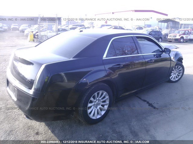 2C3CCAAG8EH373364 - 2014 CHRYSLER 300 BLACK photo 4