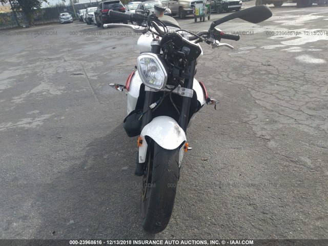 SMTL03NE5ET652364 - 2014 TRIUMPH MOTORCYCLE STREET TRIPLE R WHITE photo 5
