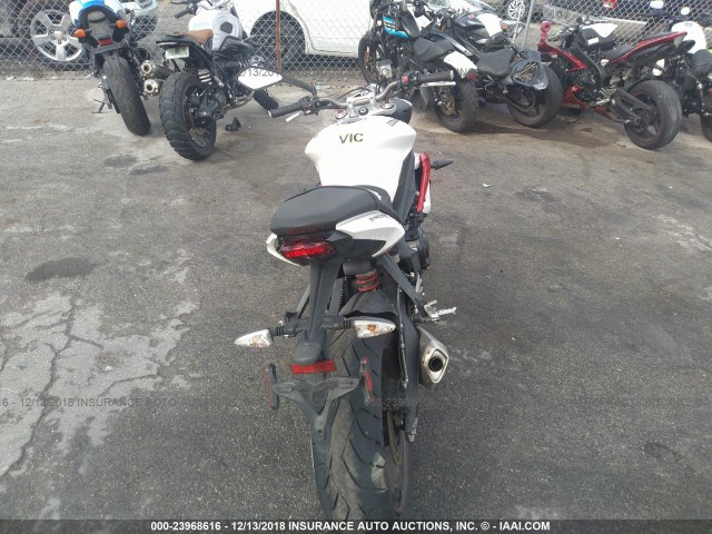 SMTL03NE5ET652364 - 2014 TRIUMPH MOTORCYCLE STREET TRIPLE R WHITE photo 6