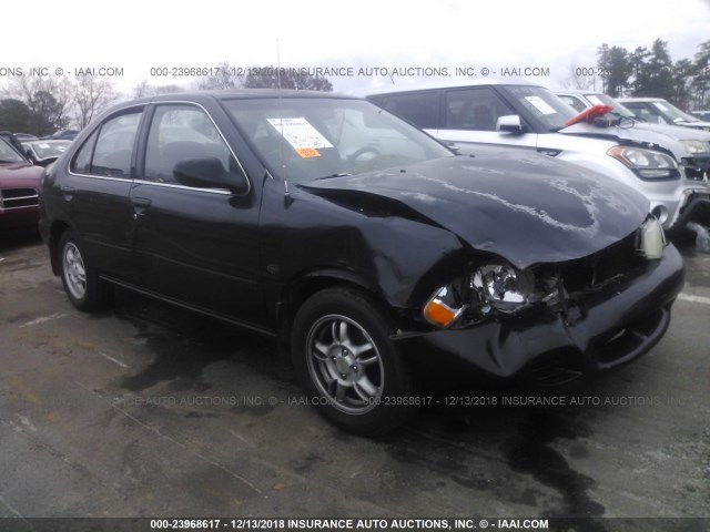 3N1AB41D8XL093695 - 1999 NISSAN SENTRA XE/GXE BLACK photo 1