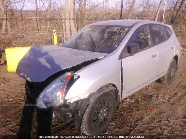 JN8AS5MT8BW568694 - 2011 NISSAN ROGUE S/SV/KROM WHITE photo 2