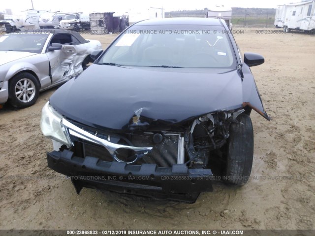 4T1BF1FK3DU260277 - 2013 TOYOTA CAMRY L/SE/LE/XLE BLACK photo 6