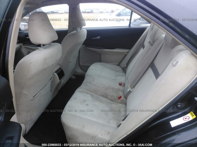 4T1BF1FK3DU260277 - 2013 TOYOTA CAMRY L/SE/LE/XLE BLACK photo 8