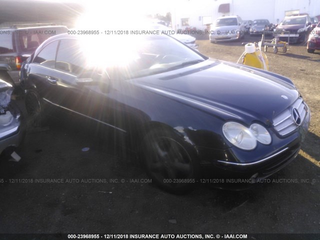 WDBTJ65J94F115132 - 2004 MERCEDES-BENZ CLK 320C BLUE photo 1