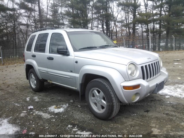 1J4GL58K32W343968 - 2002 JEEP LIBERTY LIMITED SILVER photo 1