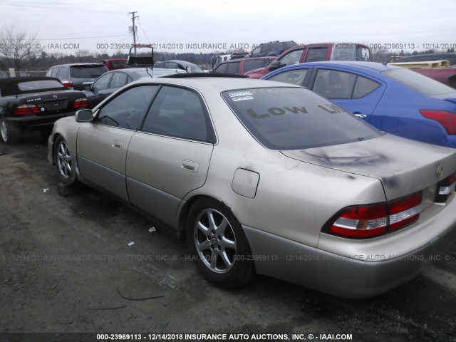 JT8BF28GX15104759 - 2001 LEXUS ES 300 BEIGE photo 3