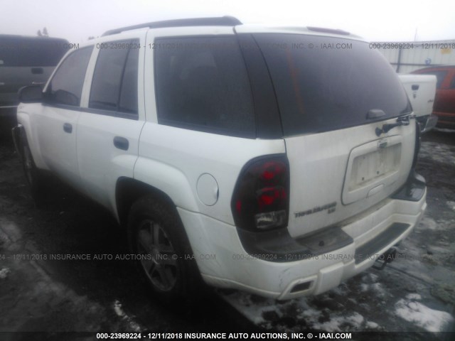 1GNDT13S762286414 - 2006 CHEVROLET TRAILBLAZER LS/LT WHITE photo 3